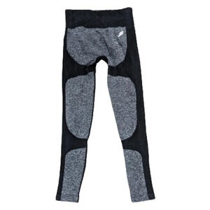 DOYOUEVEN Black and Grey Impact Seamless Leggings Size Large‎